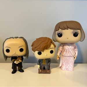 Harry Potter Fantastic Beasts Funko Pops Trio Filch Madame Maxime Newt Scamander